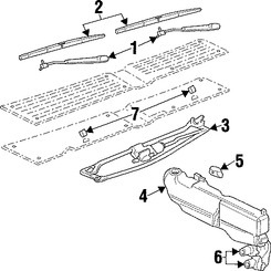 Foto de Depsito del lquido de limpia parabrisa Original para Jeep Cherokee 1998 1999 2000 2001 1997 Marca CHRYSLER Nmero de Parte 4778344