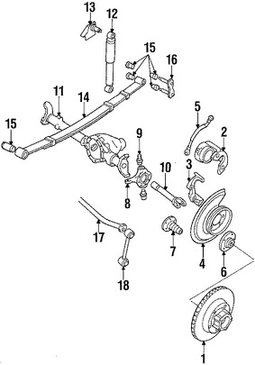 Foto de Rtula de Suspensin Original para Jeep Marca CHRYSLER Nmero de Parte J8122495