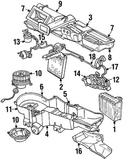 Foto de Actuador de Puerta de Entrada de Aire Original para Jeep Liberty 2002 2003 2004 2005 2006 2007 Marca CHRYSLER N�mero de Parte 5066510AA