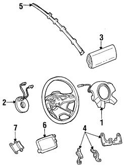 Foto de Airbag de Asiento Original para Jeep Liberty 2002 2003 2004 2005 2006 2007 Marca CHRYSLER Nmero de Parte 55315099AE