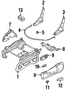 Foto de Interruptor de Calefaccin del Asiento Original para Jeep Liberty 2002 2003 2004 2005 2006 2007 Marca CHRYSLER Nmero de Parte 5GW44DX9AC