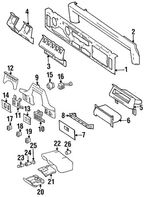 Foto de Interruptor de faro Original para Jeep Wrangler Marca CHRYSLER N�mero de Parte 56003119