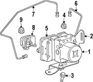 Foto de Mdulo de control de ABS Original para Jeep Commander 2006 2007 Jeep Grand Cherokee 2006 2007 Marca CHRYSLER Nmero de Parte 68004830AD