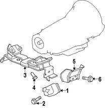 Foto de Montura de Transmisin Automtica Original para Jeep Commander Jeep Grand Cherokee Marca CHRYSLER Nmero de Parte 52089932AH