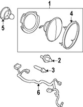 Foto de Arnes de Cableado de Faro Original para Jeep Wrangler 2007 2008 Marca CHRYSLER N�mero de Parte 56051551AH