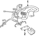 Foto de Arns de Cables del Motor Original para Jeep Wrangler 2008 Marca CHRYSLER Nmero de Parte 68030046AA