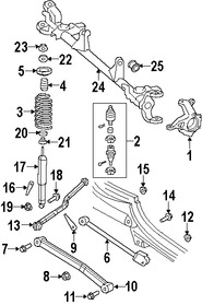Foto de Amortiguador Original para Jeep Wrangler 2008 2009 2010 2011 2007 Marca CHRYSLER N�mero de Parte 68029955AC