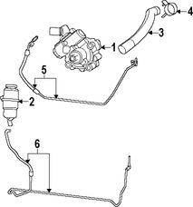 Foto de Manguera de Presi�n Direcci�n hidr�ulica Original para Jeep Wrangler 2007 2008 2009 2010 2011 Marca CHRYSLER N�mero de Parte 52059900AJ