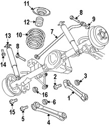 Foto de Barra Transversal Original para Jeep Wrangler Marca CHRYSLER Nmero de Parte 52060024AE