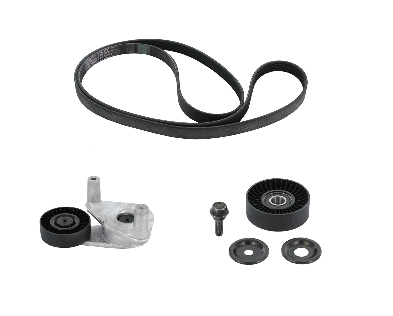 Foto de Kit de Correas de Accesorios para Hyundai Santa Fe Kia Optima Kia Sportage Marca CRP Nmero de Parte #ADK0020P