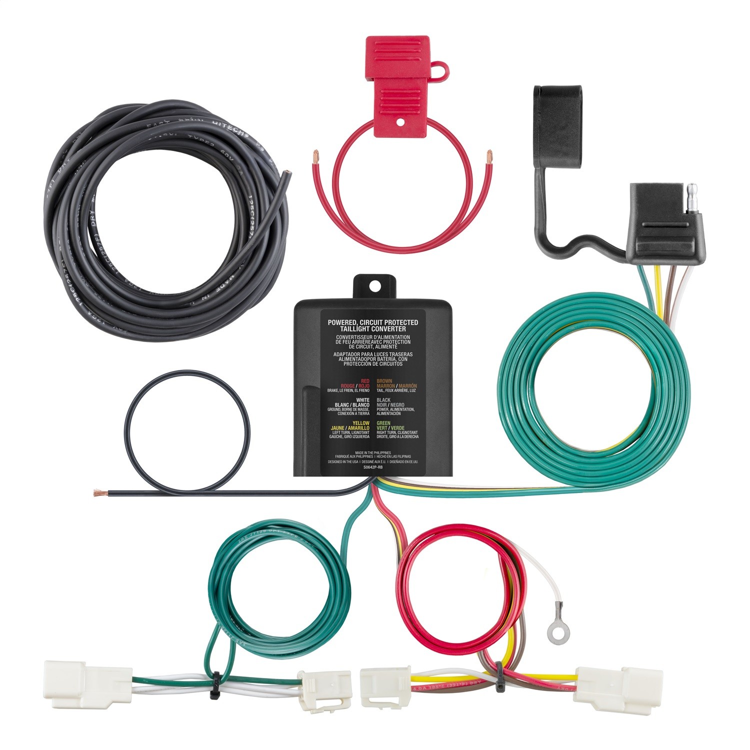 Foto de Kit de Conectores de Remolque Custom Wiring Harness para Toyota Avalon Toyota Camry Toyota RAV4 Marca CURT MFG INC. N�mero de Parte 56350