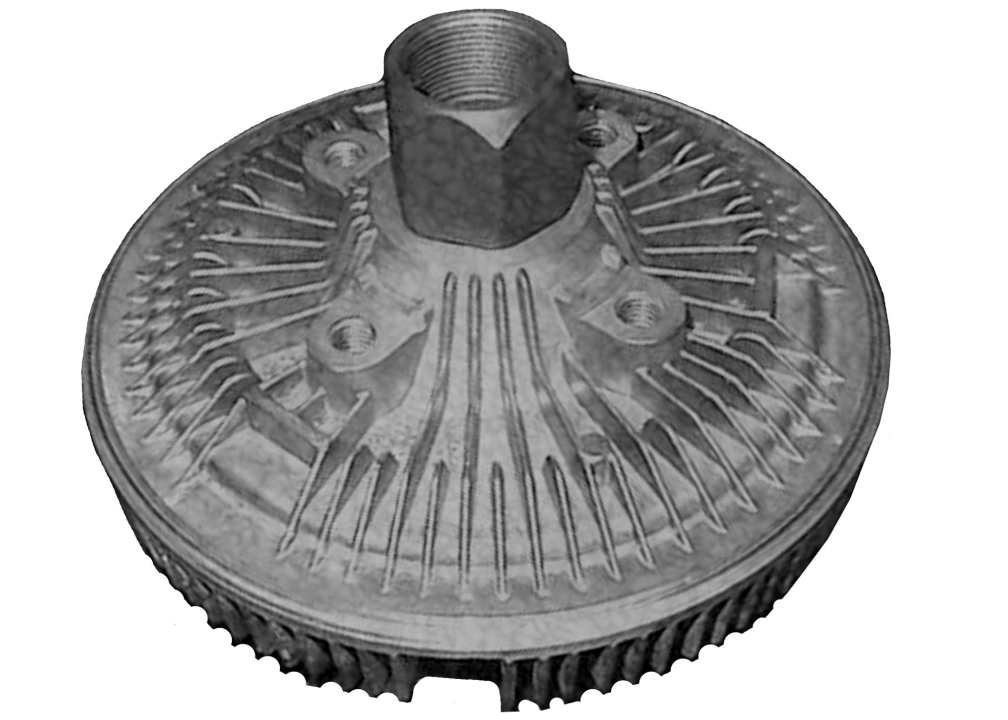 Foto de Embrague del Ventilador Enfriado del Motor para Cadillac Chevrolet GMC Hummer Marca AC Delco Nmero de Parte 15-4672