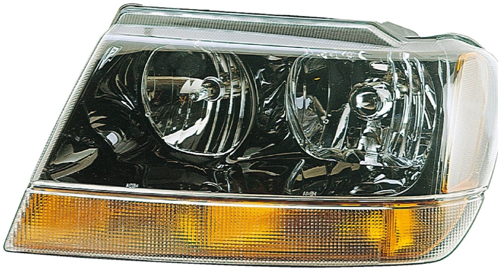 Foto de Conjunto de Faros Delanteros para Jeep Grand Cherokee 1999 2000 2001 2002 2003 2004 Marca DORMAN N�mero de Parte 1590318