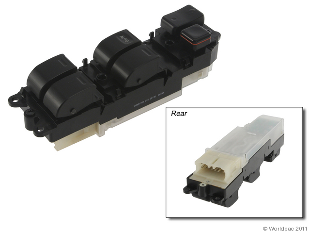 Foto de Interruptor de vidrio elctrico de la puerta para Lexus LX450 1996 1997 Toyota Land Cruiser 1995 1996 1997 Marca Dorman Nmero de Parte W0133-1740451