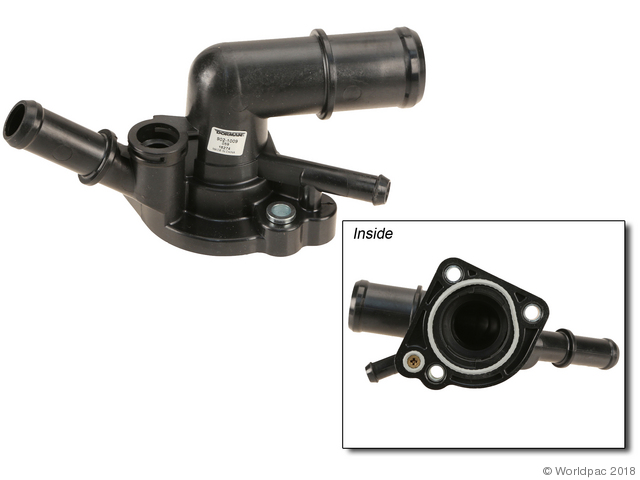 Foto de Carcasa del termostato del refrigerante del motor para Ford Focus 2001 2002 2003 2004 Marca Dorman N�mero de Parte W0133-1896639