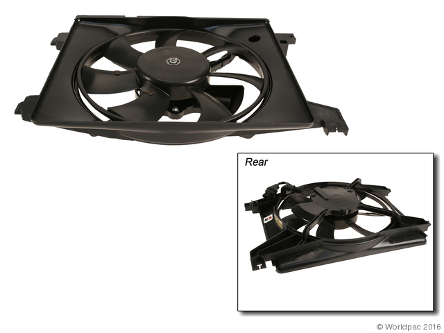 Foto de Ventilador del Condesador del Aire Acondicionado para Hyundai Tiburon Hyundai Elantra Marca Dorman N�mero de Parte W0133-1961111
