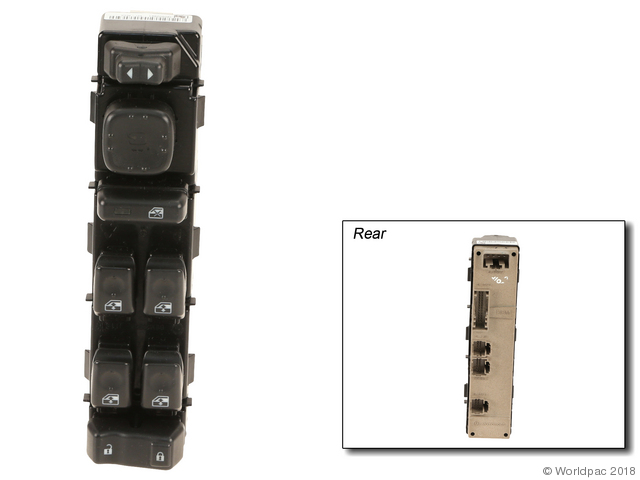 Foto de Interruptor de vidrio elctrico de la puerta para Chevrolet, GMC, Cadillac Marca Dorman Remanufacturado Nmero de Parte W0133-2294814