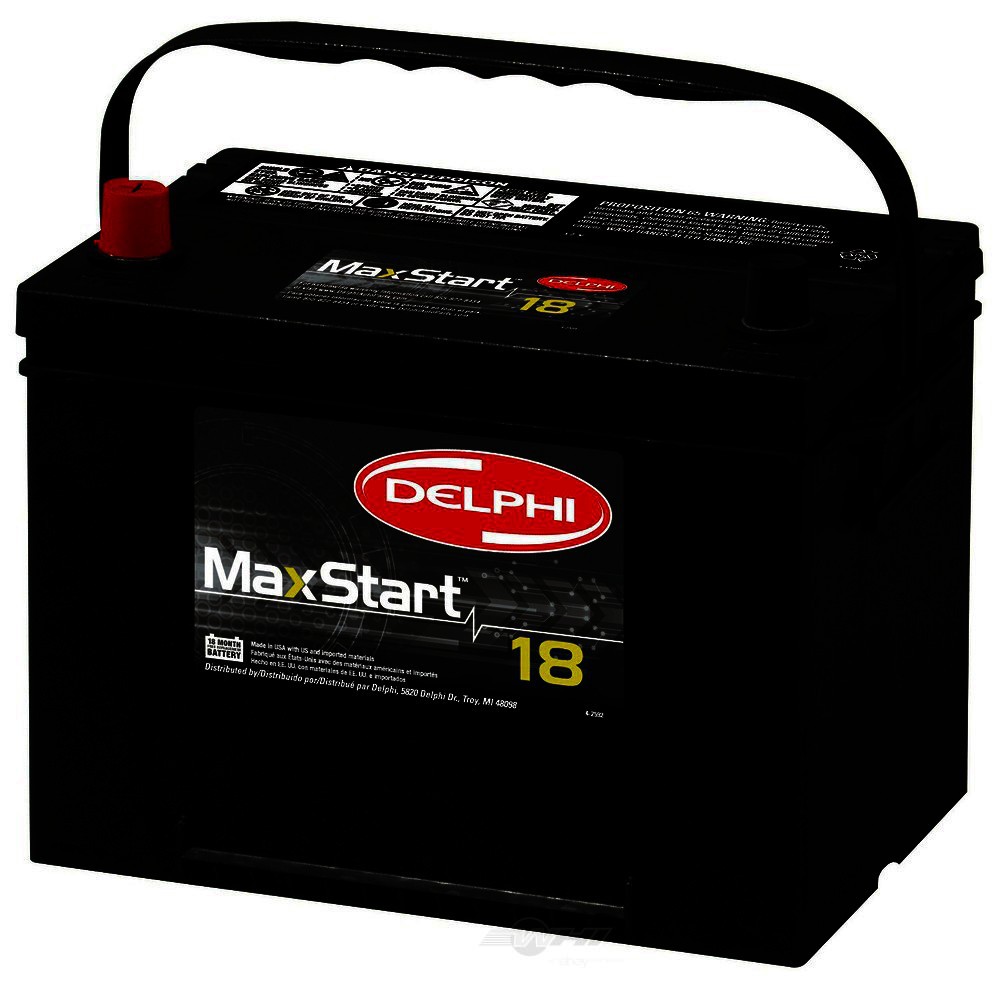 Foto de Bater�a MaxStart 18 para Hyundai Austin Fiat Rover Subaru Triumph Alfa Romeo Isuzu Chrysler Dodge... Marca DELPHI N�mero de Parte BU5034