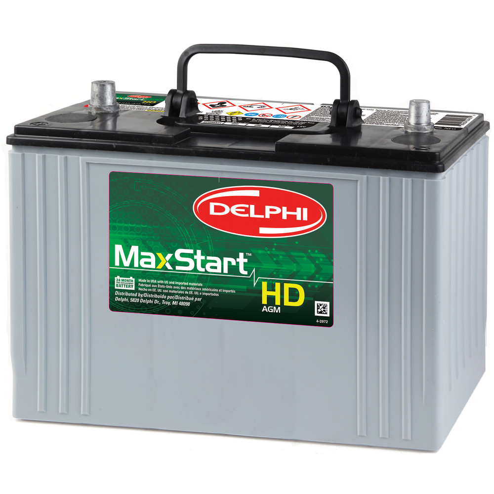 Foto de Batera MaxStart HD AGM para Alfa Romeo Chevrolet GMC Ford Hino Marca DELPHI Nmero de Parte BU809A31