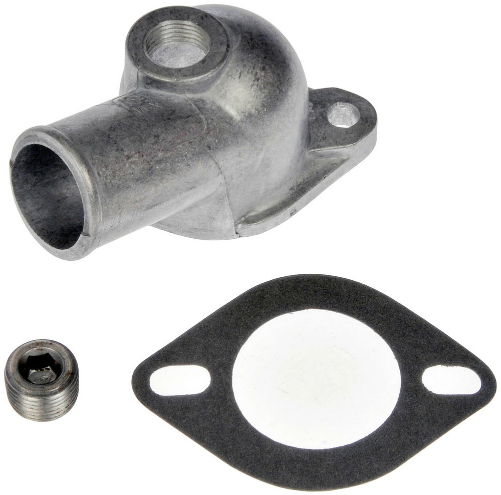 Foto de Carcasa del termostato del refrigerante del motor para Chevrolet Malibu 1965 1975 Chevrolet Nova 1976 Chevrolet K10 Pickup 1964 1965 1974 Marca DORMAN Parte #902-2018