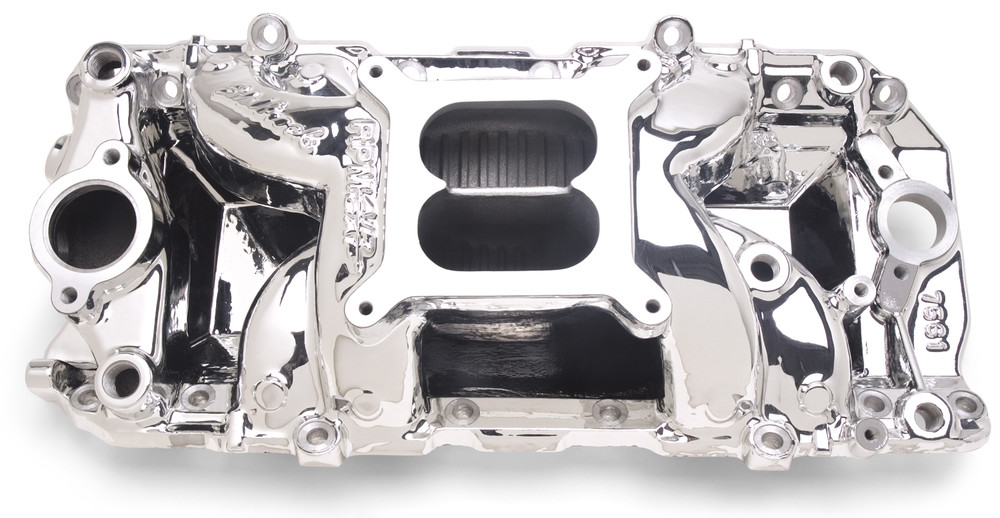 Foto de Mltiple de Admisin del Motor RPM Air-Gap 2-0 para Chevrolet GMC Marca EDELBROCK Nmero de Parte 75614