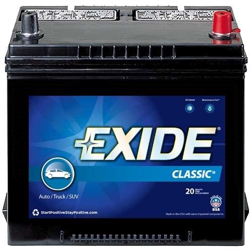 Foto de Batera Exide Classic - CCA: 650 para Ford Taurus 1996 2003 Ford Edge 2009 2010 Lincoln MKX 2007 Marca EXIDE BATTERIES NEW Nmero de Parte 36RC