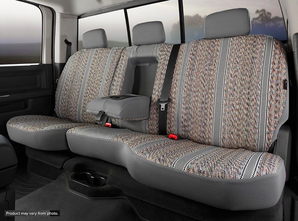 Foto de Cubierta de asiento TR40 Series - Wrangler Saddleblanket Custom Fit Front - Gray para Chevrolet Blazer 1994 1996 1999 Chevrolet S10 1996 Marca FIA Nmero de Parte TR48-4 GRAY