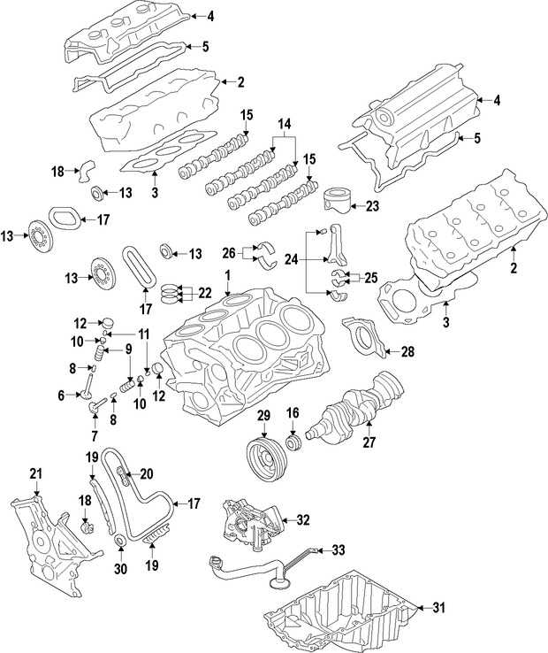 Foto de Rodamiento principal del Cigueal Original para Ford Lincoln Marca FORD Nmero de Parte AT4Z6333A