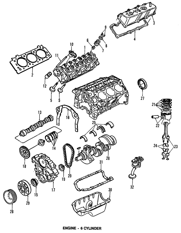 Foto de Polea del cigueal Original para Ford Tempo 1992 1993 1994 Mercury Topaz 1992 1993 1994 Marca FORD Nmero de Parte F23Z6316A