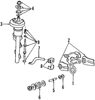 Foto de Sensor de Velocidad Original para Mercury Ford Lincoln Marca FORD Nmero de Parte E9LZ9E731A