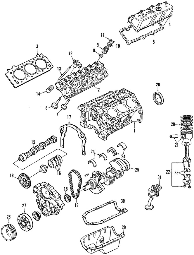 Foto de Balancn Original para Ford Taurus Mercury Sable Marca FORD Nmero de Parte YF1Z6564CA