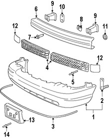 Foto de Remache del soporte de la placa Original para Ford Crown Victoria Ford F-250 Super Duty Ford F-350 Super Duty Marca FORD N�mero de Parte N803043S