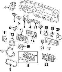 Foto de Interruptor Liberador de Bal Original para Ford Crown Victoria Lincoln Continental Marca FORD Nmero de Parte F6AZ19C542AA