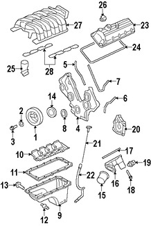 Foto de Tubo de Varilla medidora nivel de Aceite Original para Ford Mustang 2005 2006 2007 2008 2009 2010 Marca FORD Nmero de Parte 4R3Z6754BA