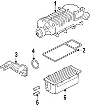 Foto de Empacadura de Supercargador Original para Ford Mustang Marca FORD Nmero de Parte 7R3Z9H486AA