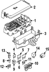 Foto de Rel de Corriente Accesorios Original para Ford Mustang Marca FORD Nmero de Parte 3F2Z14N089DA