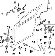 Foto de Freno de puerta Original para Ford Taurus X 2008 2009 Marca FORD N�mero de Parte 6F9Z7423553A