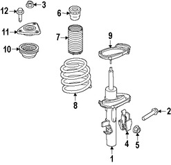 Foto de Muelle Helicoidal Original para Ford C-Max 2013 2014 2015 2016 2017 Marca FORD Nmero de Parte DV6Z5310H