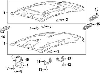 Foto de Parasol / Visera Original para Ford C-Max 2013 2014 2015 2016 2017 Marca FORD N�mero de Parte DM5Z5804104BA