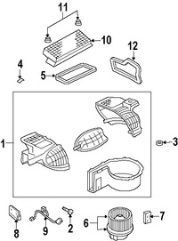 Foto de Conuunto de Motor de Ventilador Original para Ford Focus Ford Marca FORD N�mero de Parte YS4Z19805AB