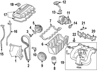 Foto de Empacaduras Plenum Original para Ford Focus 2000 2001 2002 2003 2004 Marca FORD N�mero de Parte YS4Z9H486CA