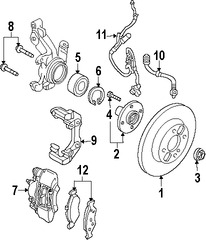 Foto de Manguera de freno hidr�ulico Original para Ford Focus 2000 2001 2002 2003 2004 Marca FORD N�mero de Parte 1S4Z2078AA