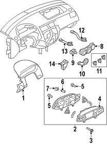 Foto de Sensor de Velocidad Original para Ford Focus Marca FORD N�mero de Parte 97BZ9E731AA