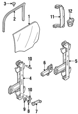 Foto de Canal de Crista Original para Ford Focus 2000 2001 2002 2003 2004 Marca FORD N�mero de Parte YS4Z7425767CA