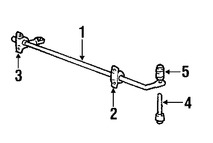 Foto de Buje de la Barra Estabilizadora Suspension Original para Ford Focus Marca FORD N�mero de Parte YS4Z5493BA
