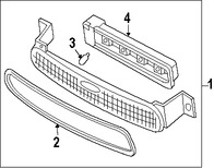 Foto de Luz de freno centro superior Original para Ford Focus Marca FORD N�mero de Parte 5S4Z13A613AA