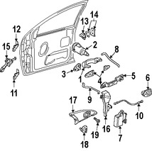 Foto de Manija exterior de puerta Original para Ford Focus Marca FORD N�mero de Parte YS4Z5422404AAA