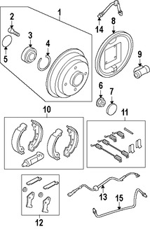 Foto de Lnea hidrulica de Freno Original para Ford Focus 2008 2009 2010 2011 Marca FORD Nmero de Parte 8S4Z2267B