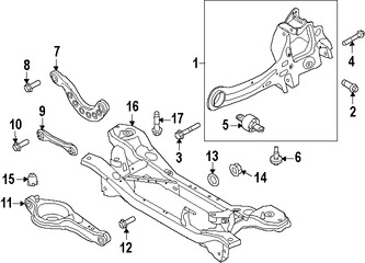 Foto de Muon de Suspensin Original para Ford Focus Ford C-Max Marca FORD Nmero de Parte BV6Z5A968A