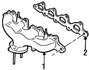 Foto de M�ltiple de Escape Original para Ford Escort 1999 2000 1998 2001 2002 2003 Marca FORD N�mero de Parte F8CZ9430FD